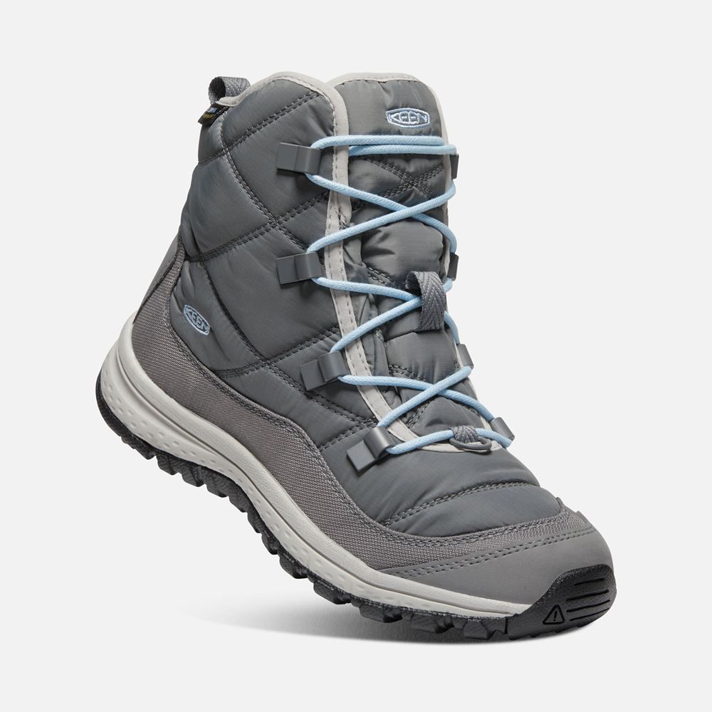 Keen Kar Botu Kadın Gri - Terradora Ankle Waterproof - Türkiye WNMJ15687